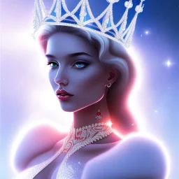 Ice crystal crown queen full image