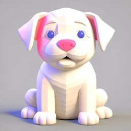 Cute dog 3D