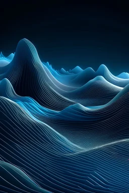 Create a visual depiction of the soothing waves of sound, interwoven to form a tranquil and enchanting atmosphere for LoomVibe