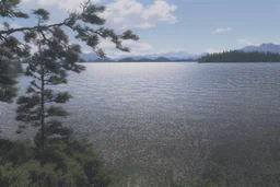 A lake in Alberta