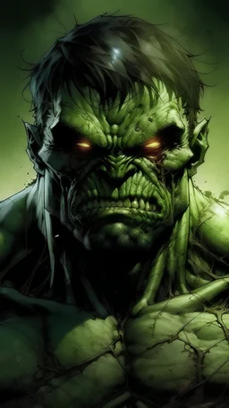 Hulk as zombie