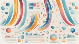 "A distinctive background image with professional colors representing excellence in social media marketing and innovation in the business world."