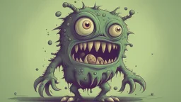 وحش مشوش مخيف