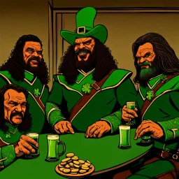 Klingons Celebrating St. Patrick's Day