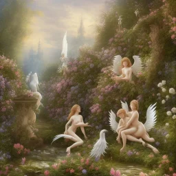 Angelic Garden Guardians