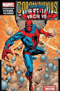 Coronavirus-man, Marvel, issue 12: Coronavirus-man vs. Vaccine-man 💉