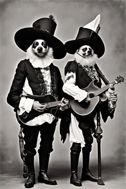 black and white minstrels.