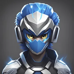 An app icon for Thunderstore Mod Manager as a protogen femboy