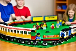 Lego train+in b