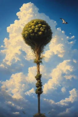 aspirations in the clouds but your hope only goes down the drain; Surrealistic Dada