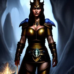 Ultra detailed fullbody Portrait in oil on canvas of beautiful busty woman with Skyrim Dragon priest mask and ARMOR,extremely detailed digital painting, extremely detailed face,perfect crystal clear Big Glowing eyes, mystical colors ,perfectly centered image, perfect composition, rim light, beautiful lighting, 8k, stunning scene, raytracing, anatomically correct, in the style of robert e howard and Ken Kelley and Ohrai Noriyoshi and Simon Bisley and tomzj1