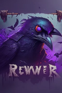 Twitch horror banner gaming crow