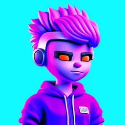 cute boy 3D