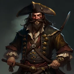 Pirate crewman dnd digital art