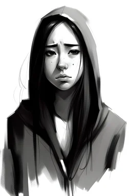 sad person