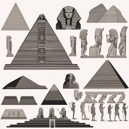 pyramid of ancient egypt, pyramid statuesque wonders of the ancient world, ancient artifact archaeological subject of ancient civilization, greek, egypt, arabia