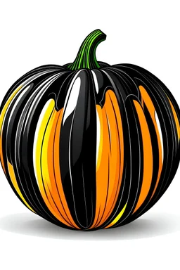 halloween balkabağı , siyah , kalın çizgili , korkunç , vektör