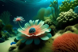 aquarium, nostalgia, anemone, sand, ocean, wonder, detailed, beautiful