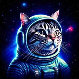 outer space cat