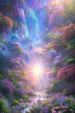 verybeautiful-magical-garden-of-the-angelic-kingdom-blue-and-pink-plants-and-trees-small-river-sunshine-flowers-haze-thumb-rainbow-ufo-bright-colors