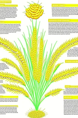 Make a mind map of the wheat for the interior design.