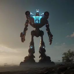 an giant robot from the future