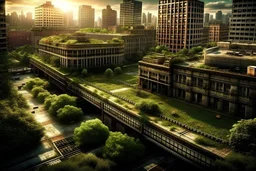 little to no signs of activity. no foot traffic to speak of. light smattering of garden variety traffic in an enormously sprawling metropolitan city which seems to be perfectly well maintained surrealistic photo real imagery titled: mysterious case of the New York Vanishing