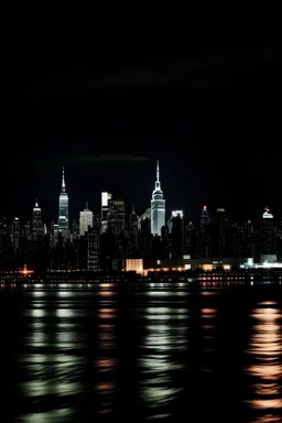 new york di malam hari