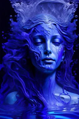 godess water bleu purple