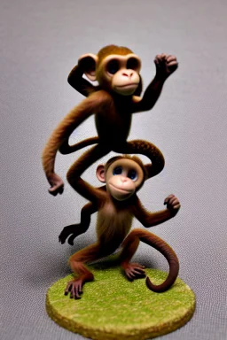 dnd miniature monkey three-armed