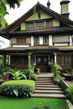 Rumah klasik tahun 1945 di Indonesia