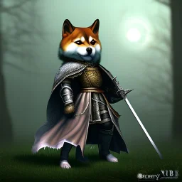 Sif from Dark Souls as a Shiba Inu breed