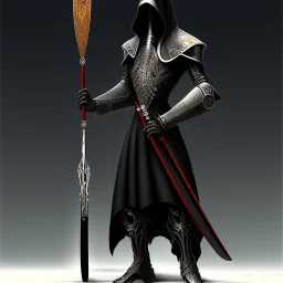 dark figure with scythe, full body