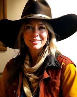 Western Art. woman