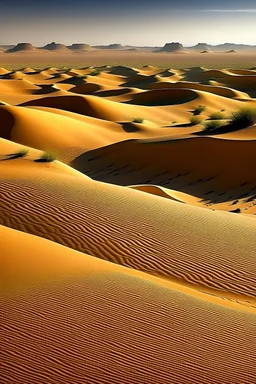 African desert dunes