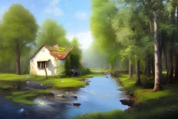 original image Peder Monk Monsted styl,