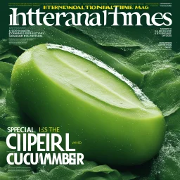 International Times magazine cover: special cucumber issue