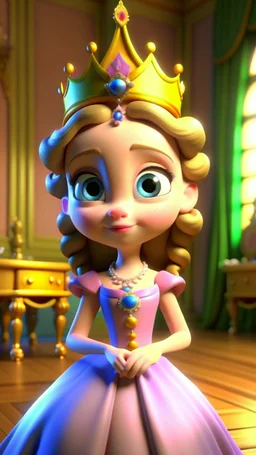 Introduction to Princess Penelope, cartoon,3D