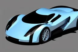 Car Supercar Vector 3d rendering Vector collage