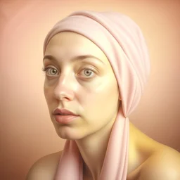 Photorealistic light pink woman textured dadaism, background extremely detailed, hyperrealistic maximál