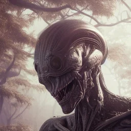 beautiful alien man ultra-realistic, highly detailed, masterpiece, delicate detailed, sharp focus, insanely detailed, fantasy art, intricate detailed, elegant, fog, Special Lighting, Vibrant, color Scheme, forest, unreal engine 5, trending on artstation