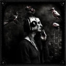 Sound of silence, by Joel-Peter Witkin and Gabriel Pacheco, never-before-seen, fantastical, mute-core