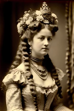 an Antebellum era photograph of Lady Seraphina