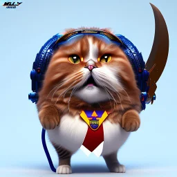 Gato furioso, extremadamente gordo, supergordo, cabeza muy pequeña, orejas pequeñas, bigotes largos, piel peluda, calidad ultra, hiperdetallado, hiperrealista, arte digital, cabeza muy pequeña, 8k 3D