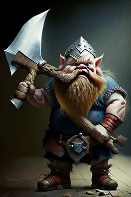 dwarf with an axe