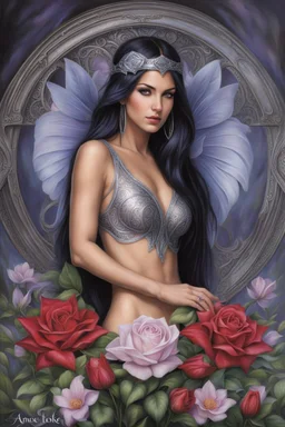 Dream girl. Back to Life. the very naked truth. painted by Anne Stokes