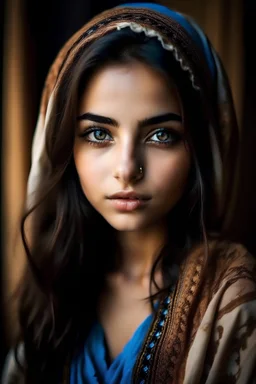 بنت جميلة ذات ملامح عربية