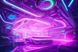 Monster, Space, Galaxy, Hyper realistic, Hyper detailed, Neon, Neon Lighting, Cyberpunk,