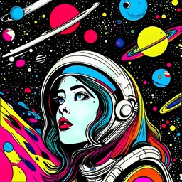 pop-art outer space