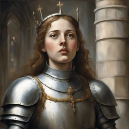 Joan of Arc open her mouth and speak to the king in French knowing that the French guards understand you. she explains the visions she has had and the voices she have heard. The king listens closely and when she finishes, he looks at her with a serious expression. "Are you sure that these messages came from God, Joan?" he asks.